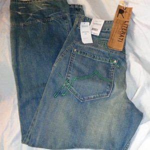 Rocawear Original Fit Distressed Jeans Indigo Denim
